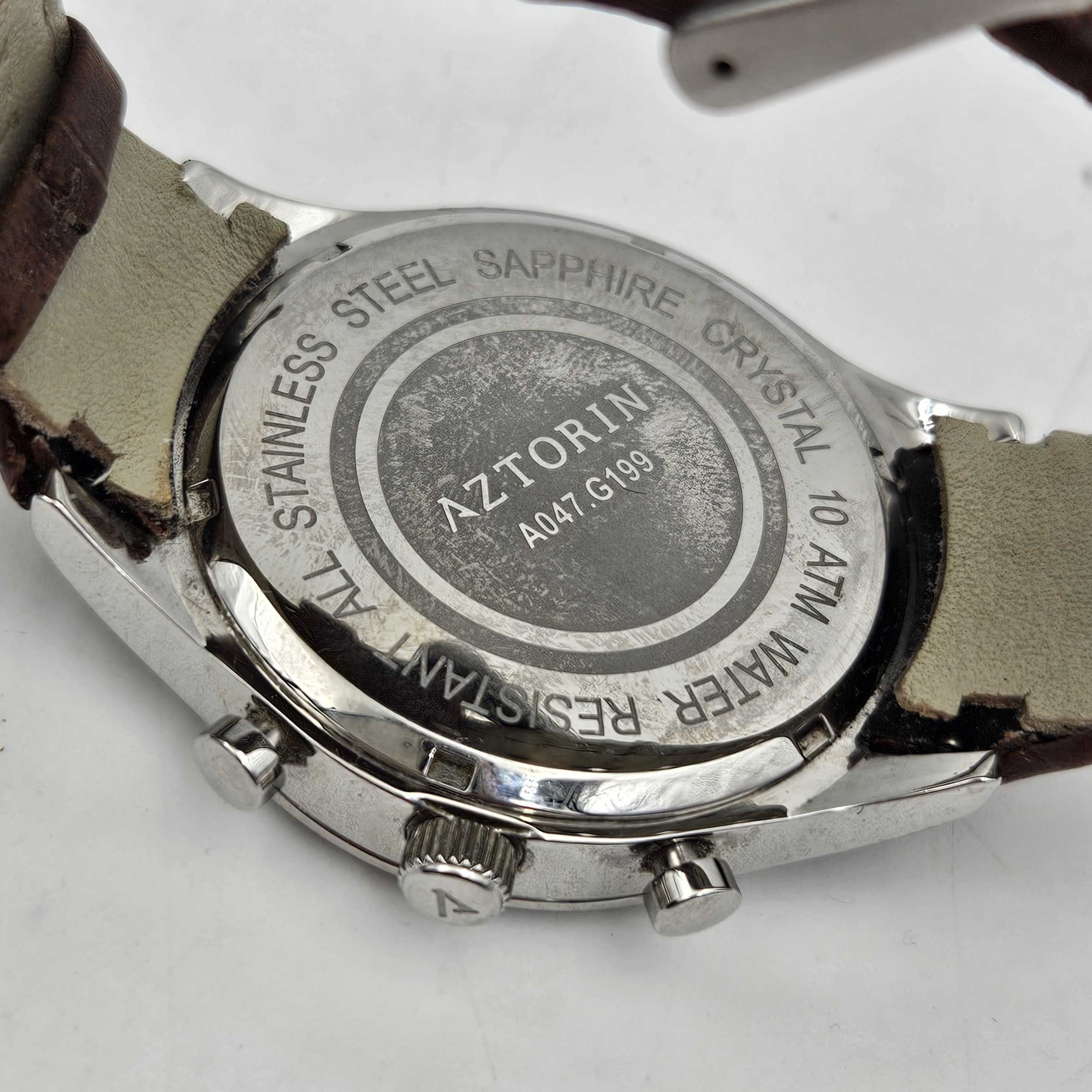 Zegarek AZTORIN Sport Chronograf A047.G199 Szafirowe Szkiełko