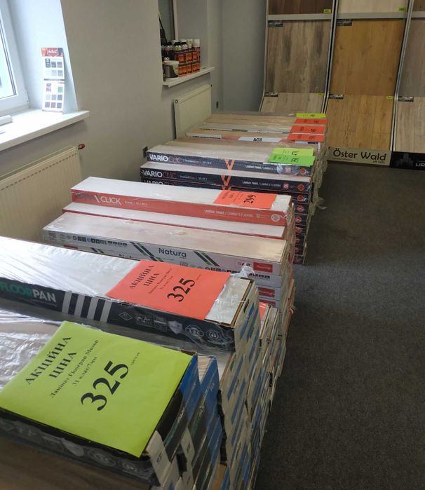 ЗНИЖКИ на ламінат: 31/32/33 клас, ламінат в наявності! (Зелена 238)