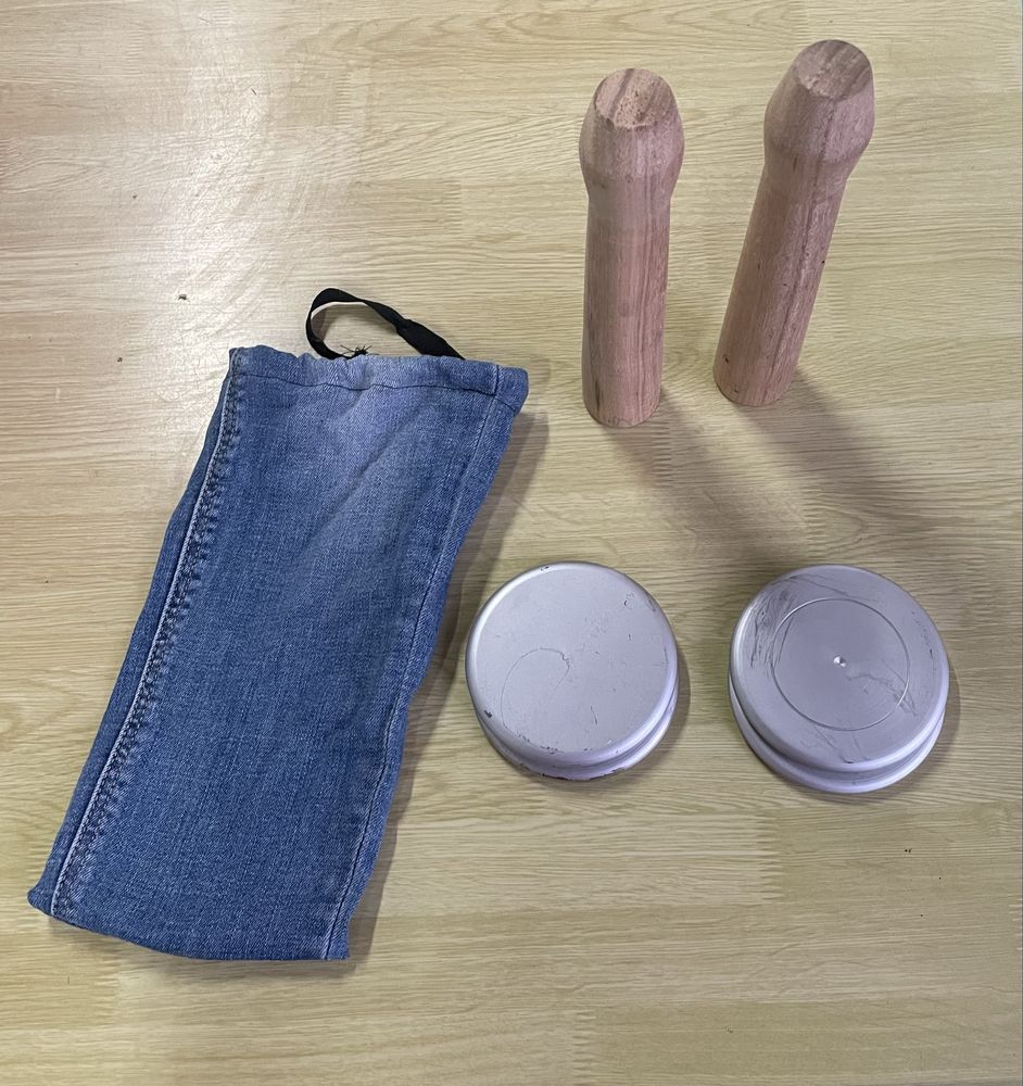 Jogo de malhas torneadas tradicionais com bolsa para transporte