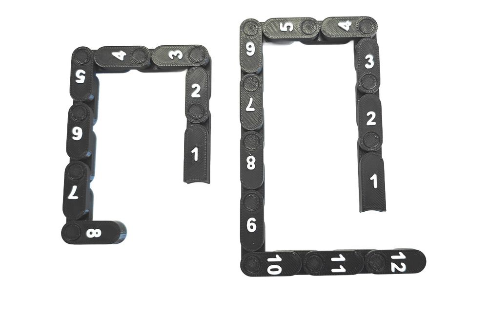 Elastyczne miarki 8" i 12" – idealne do gier bitewnych - ZygiArt