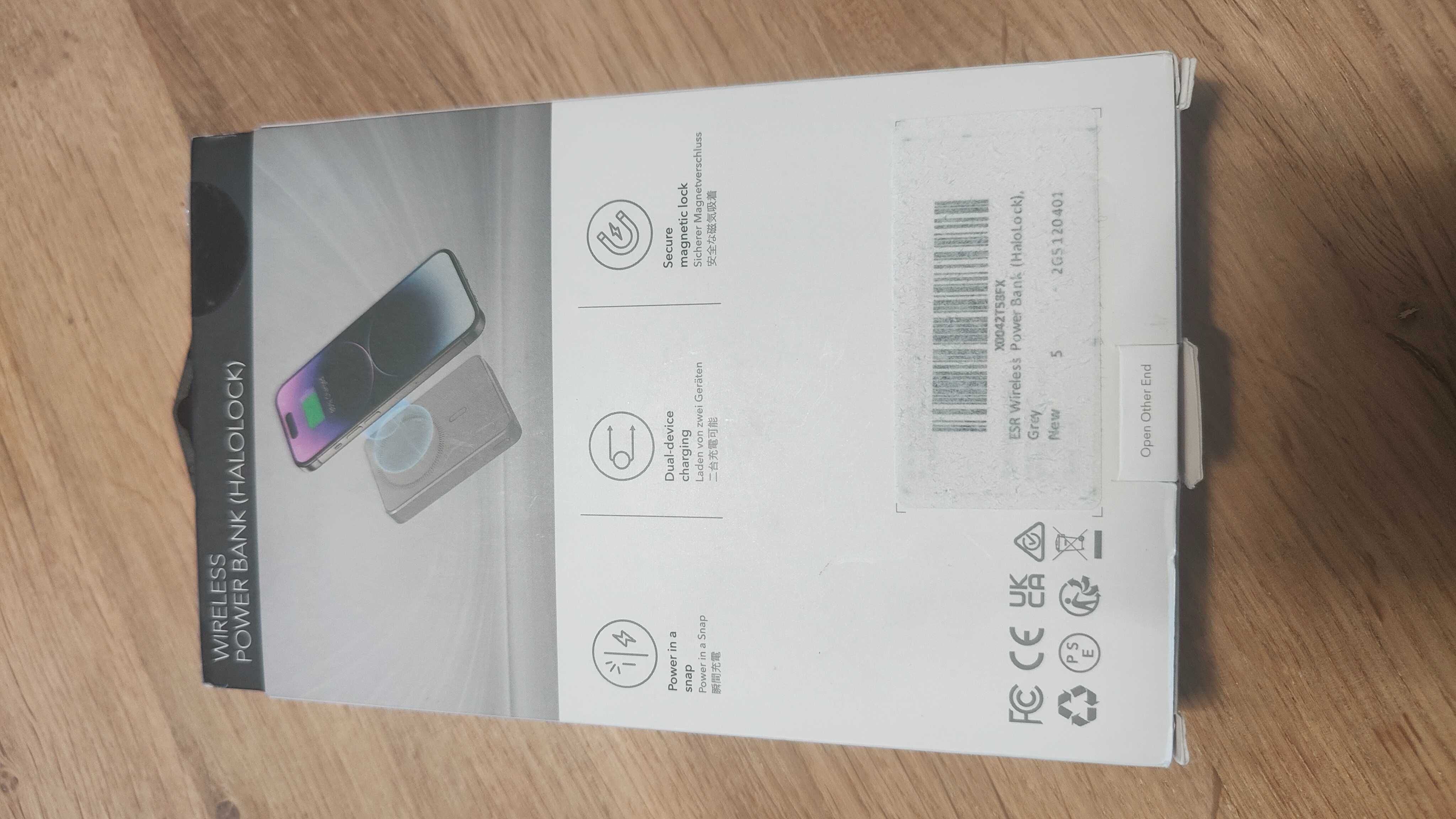 ESR MagSafe Power Bank 10000mAh 15W Szybka Ładowarka USB-C iPhone
