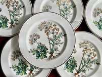 Набір із 4 тарілок Villeroy & Boch, серія Botanica. Вінтаж. Німеччина.