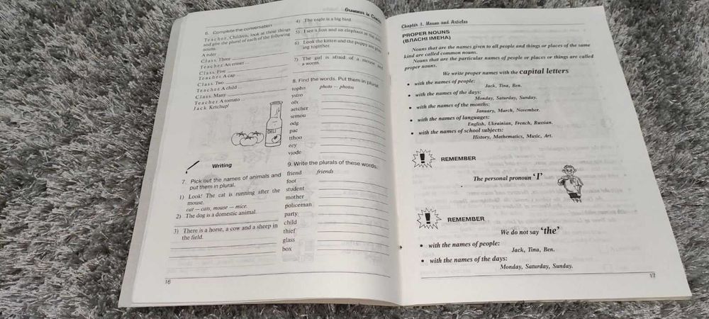 Grammar in comics A1+ Elementary