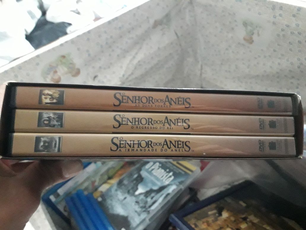 Coléção 3 Dvd originais da triologia o senhor dos aneis