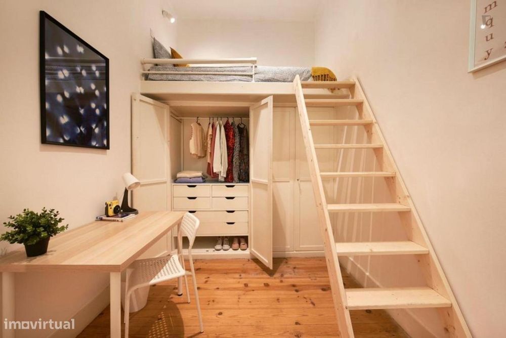757807 - Quarto com cama de solteiro em...