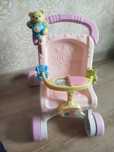 Fisher Price wózek dla lalek chodzik pchacz 3w1