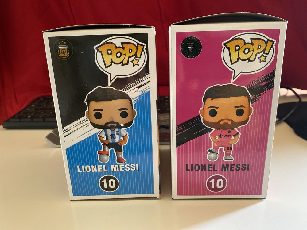 3 Funko Lionel Messi Argentina, PSG, Inter Miami