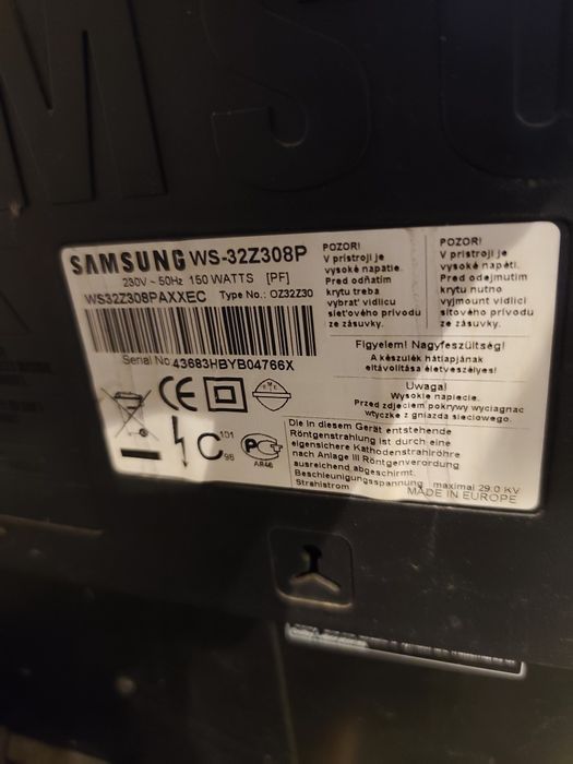 TV crt 16/9 com 75cm