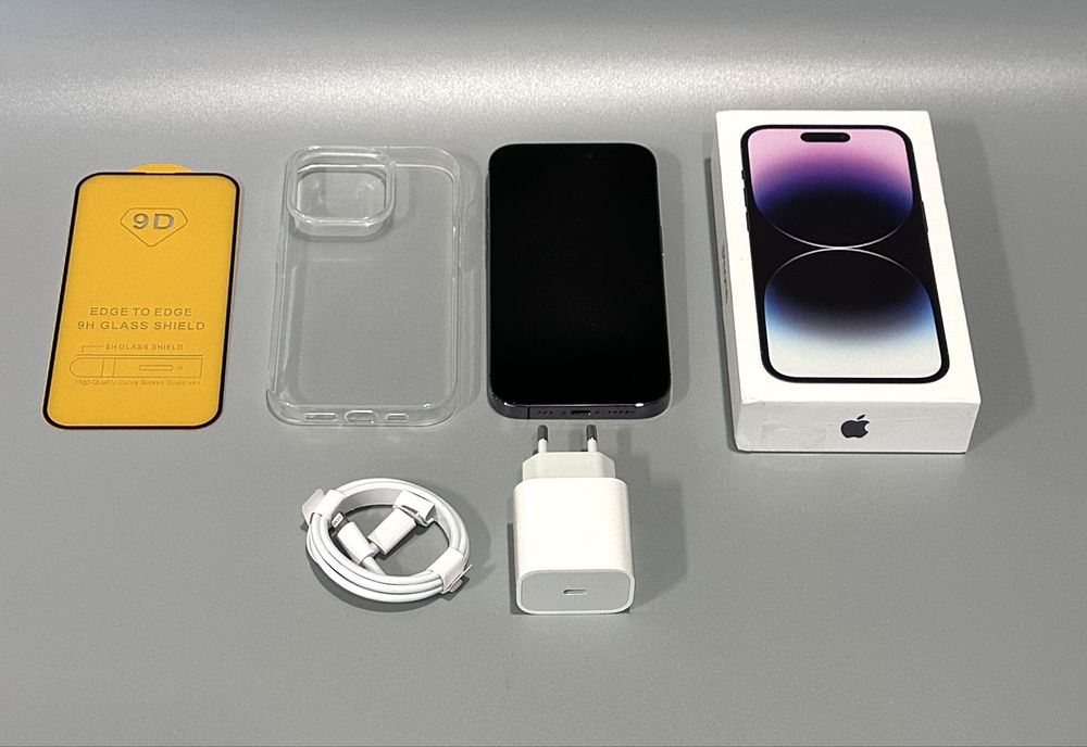 Smartfon Apple iPhone 14 Pro 5G 128GB Fioletowy. Bat 90% czytaj opis