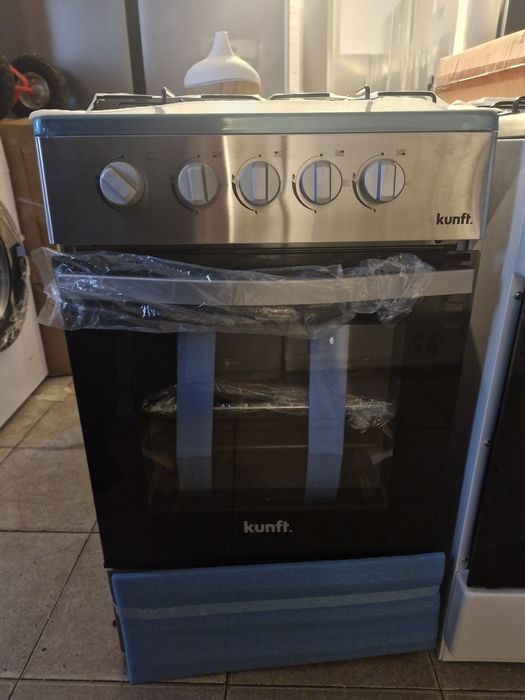 Fogao a gas  kunft branco / inox