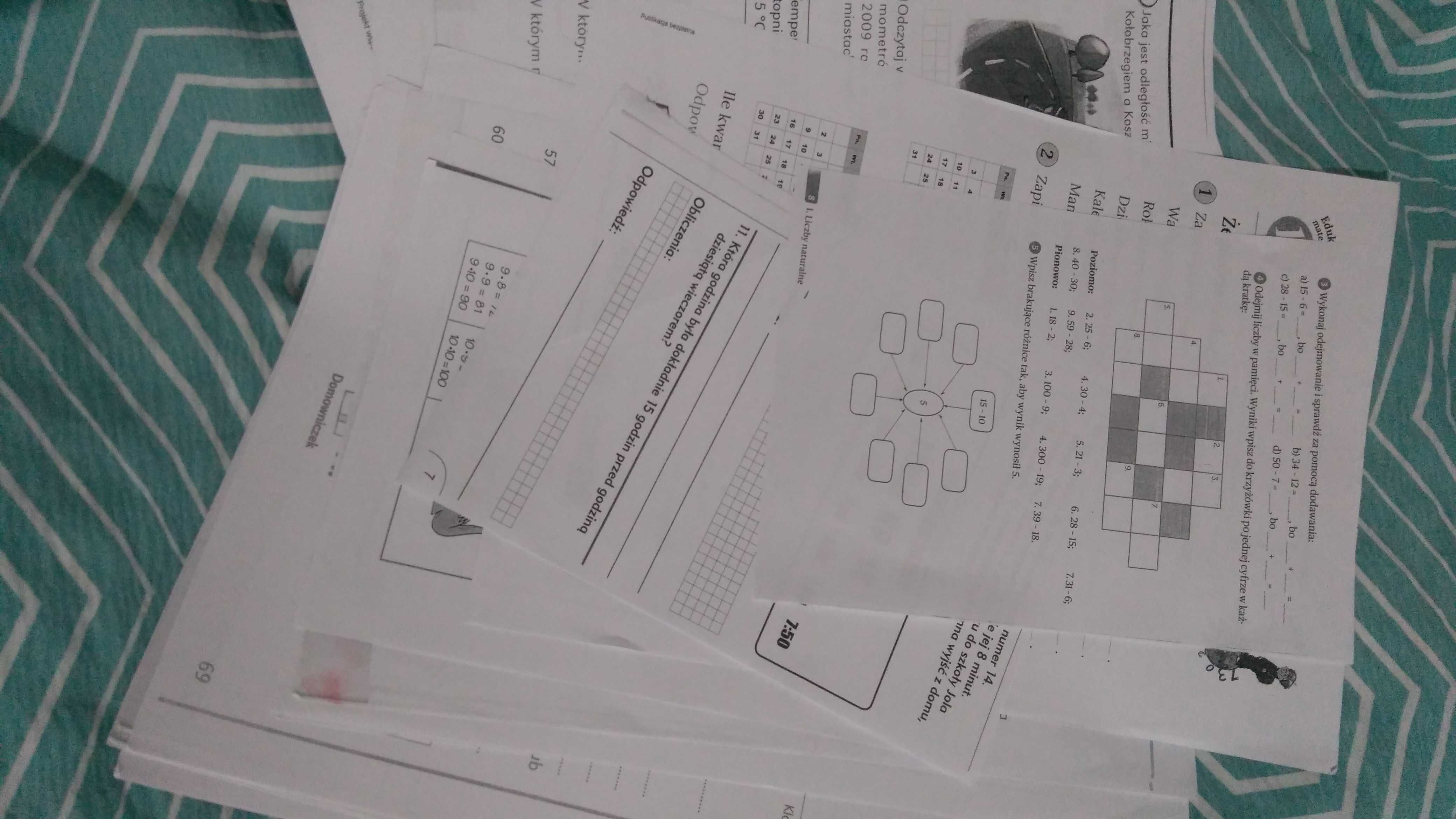 Matematyka klasa 3 ćwiczenia edukacja wczesnoszkolna