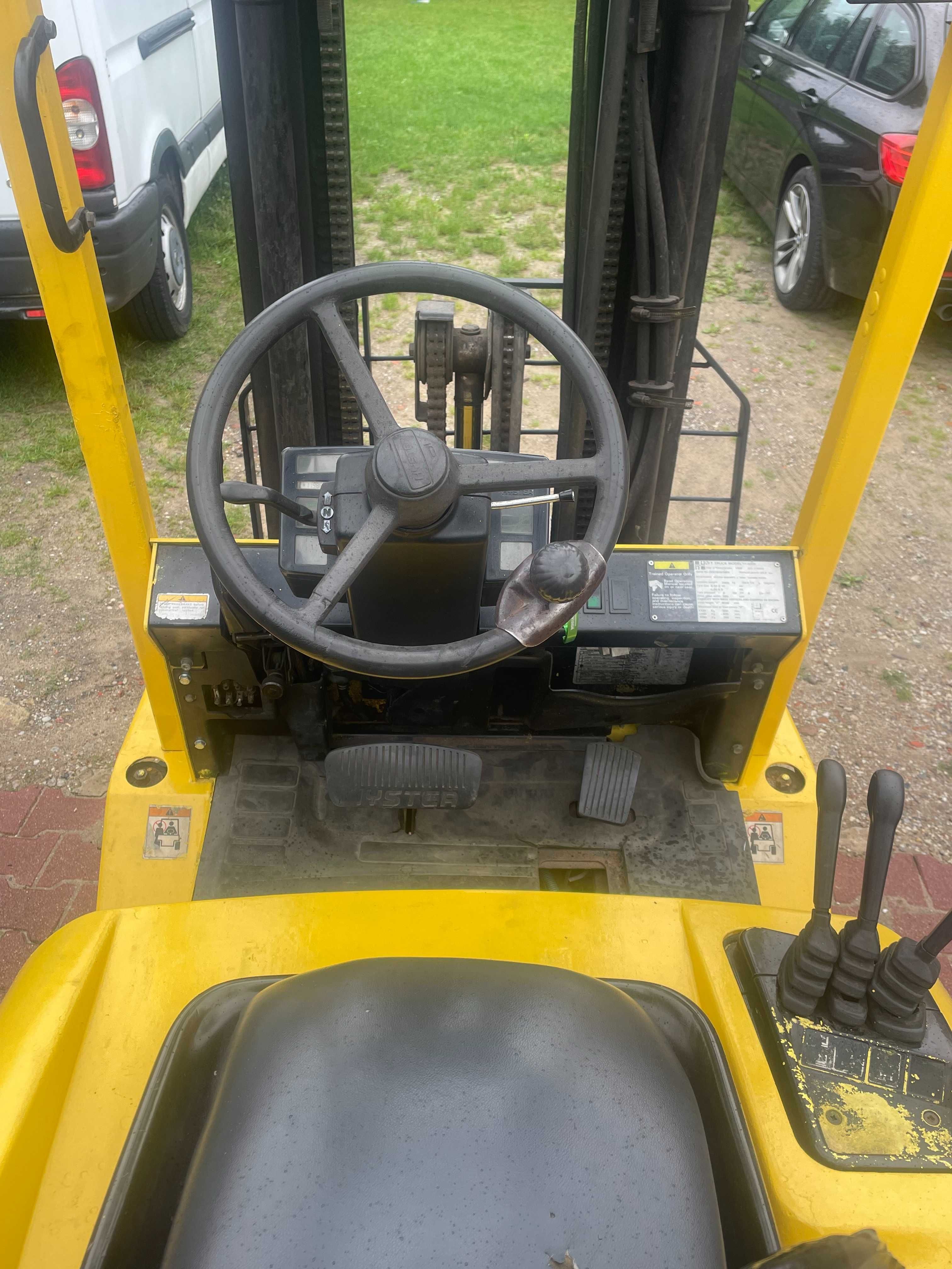 Wózek widłowy HYSTER H1.50 XM TRIPLEX LPG Przesuw boczny