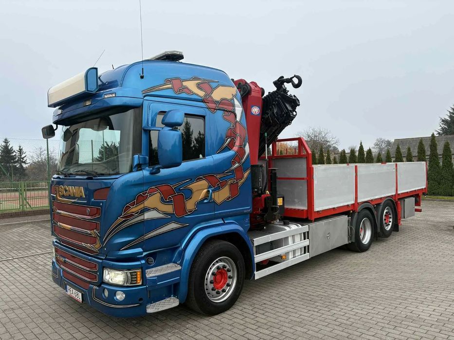 Scania G490 6x2 HDS HMF 3220 K-7 ŻURAW CRANE  Max. 5.910 kg, 18,9 m - 1040 kg