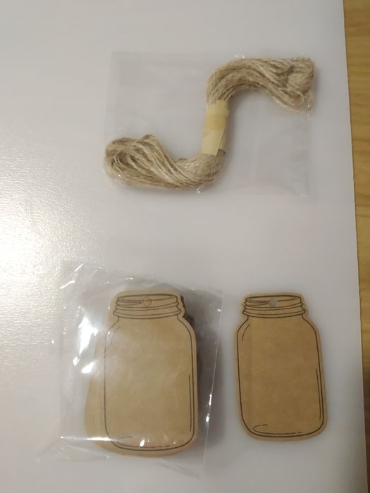 Etiquetas presentes decoração