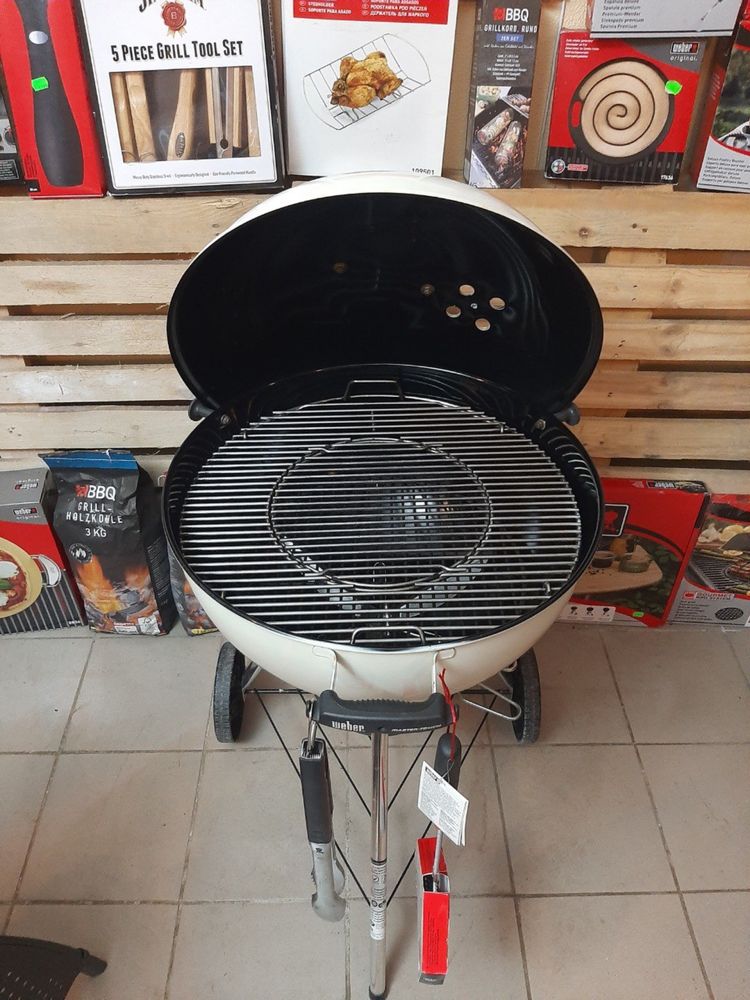 Гриль вугільний Weber Master-Touch GBS, 57 см, білий
