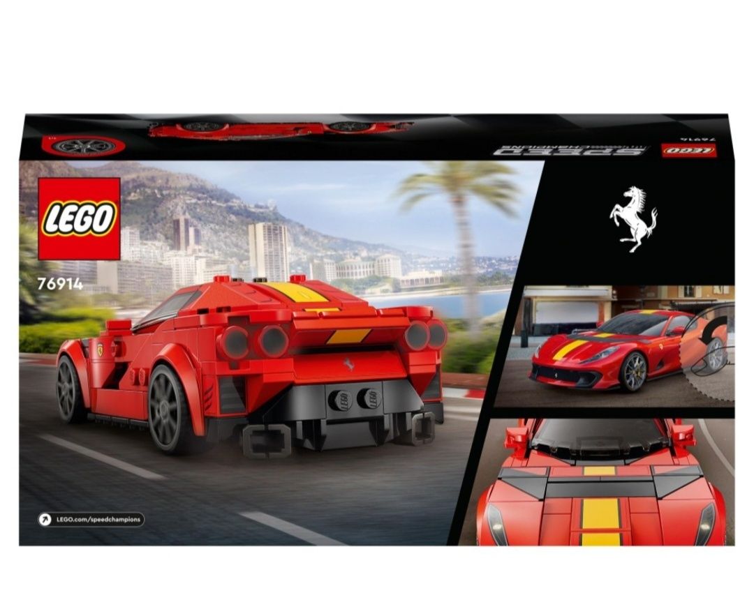 LEGO Speed Champions 76914 Ferrari 812 Competizione auto sportowe