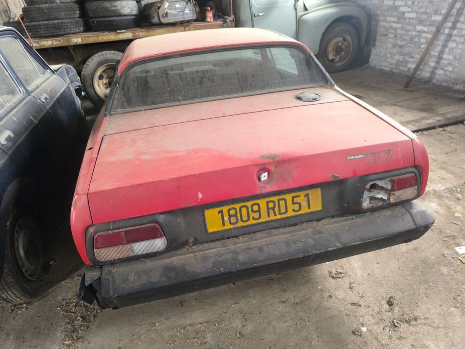 Triumph  TR7.  Zabytki. Zabytkowy .  Okazja.