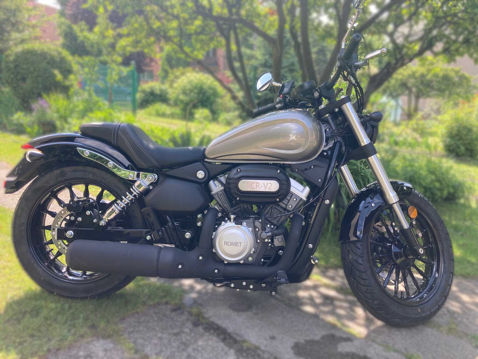 wynajem wypożyczalnia motocykli 125 na kat B JUNAK CHOPPER CRUISER