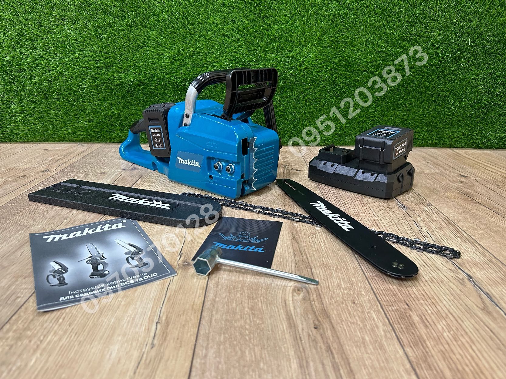 Аккумуляторная цепная пила Makita DUC355BL 36V 8Ah Длина шины 35 см