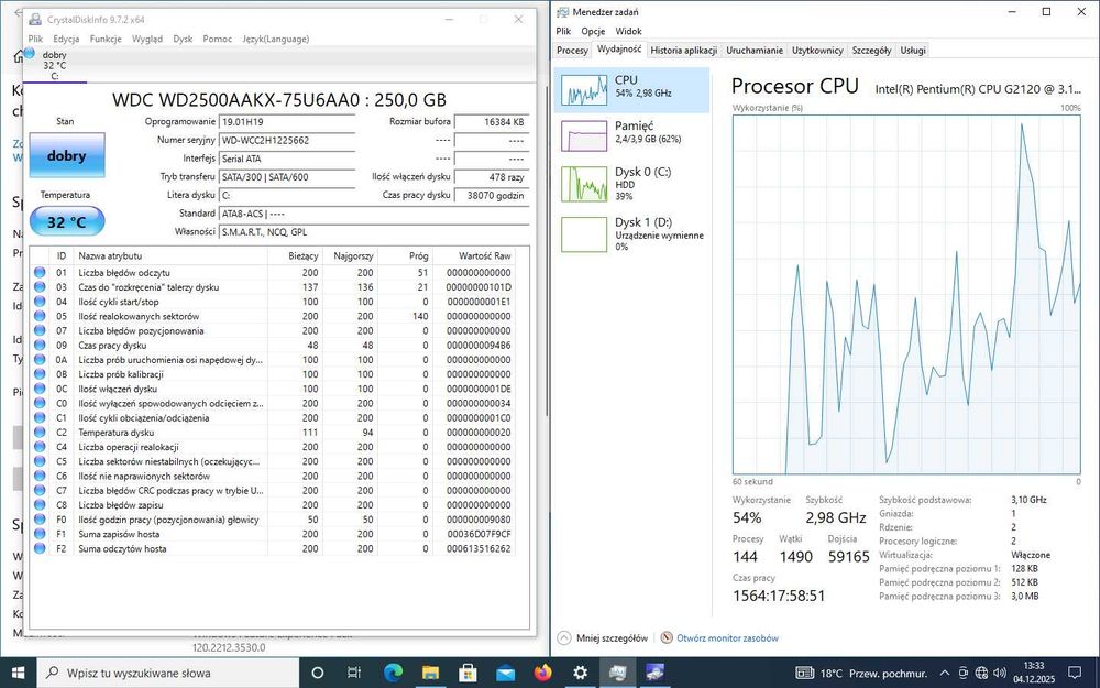 Dell Optiplex 3010 Pentium G2120 4gb RAM 250gb HDD Win10Pro
