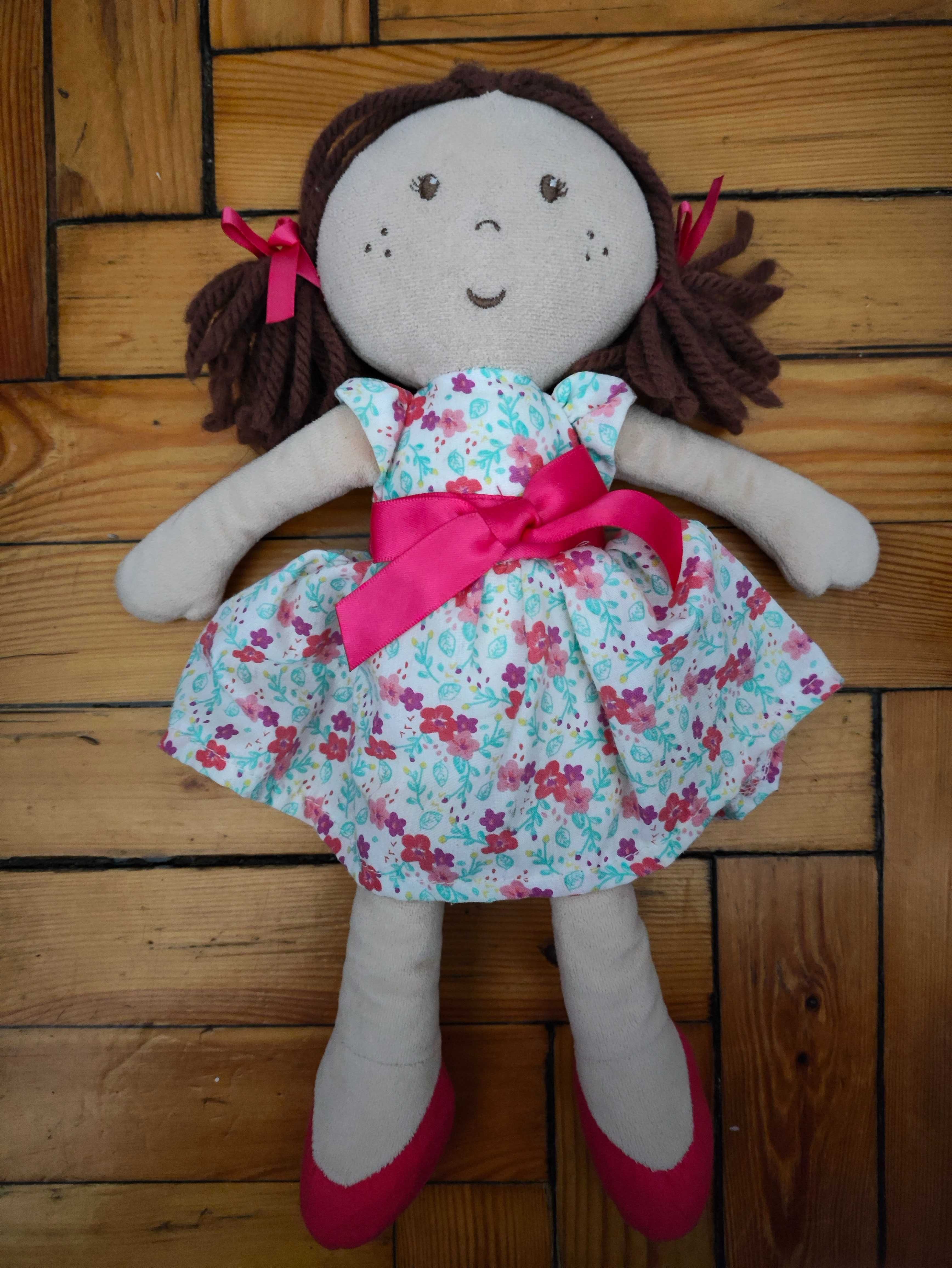 Кукла девочка с розовыми бантами, мягкая игрушка, Marks&Spencer(Uk)