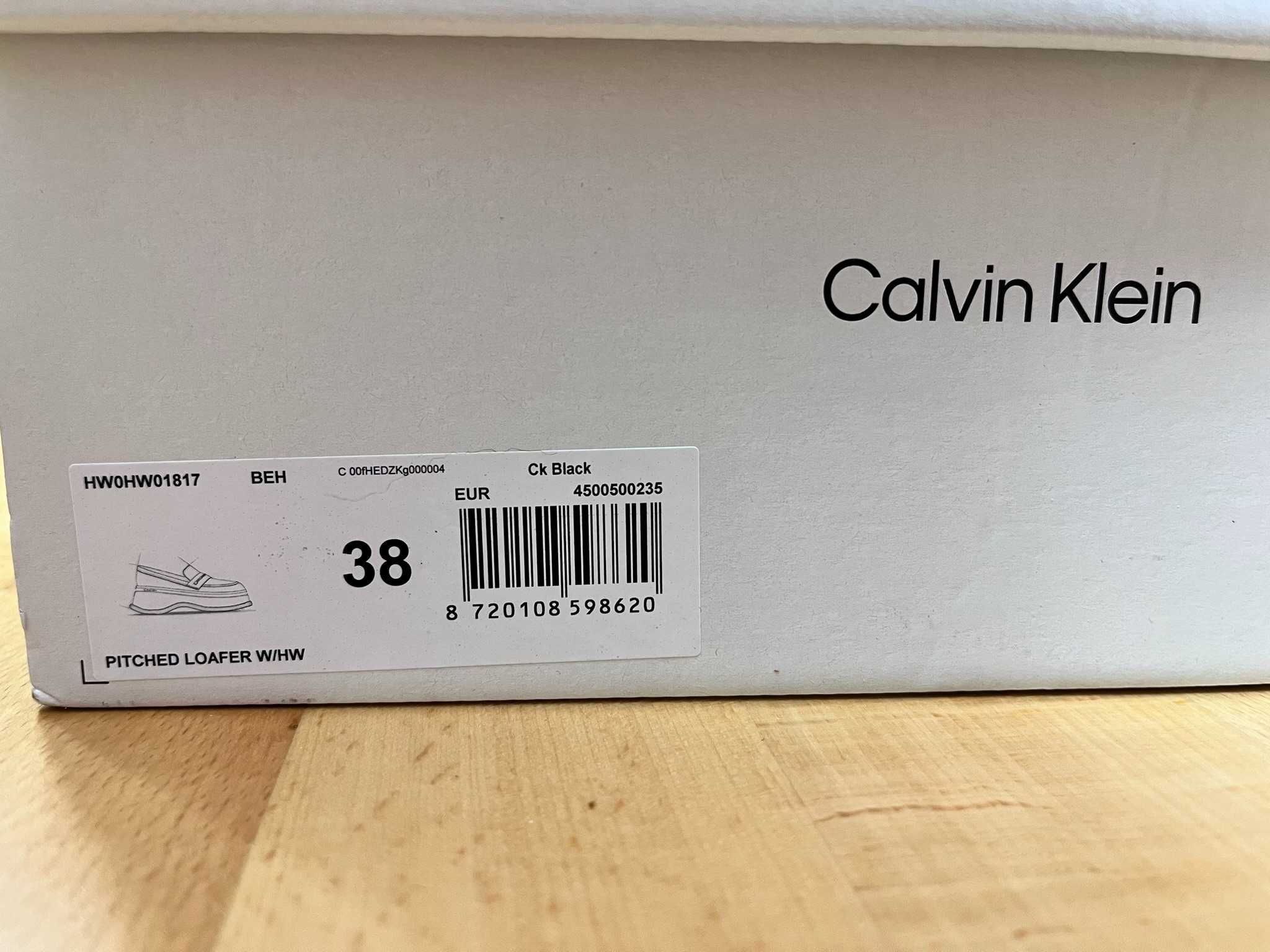 Продам шкіряні лофери Calvin Klein PITCHED LOAFER