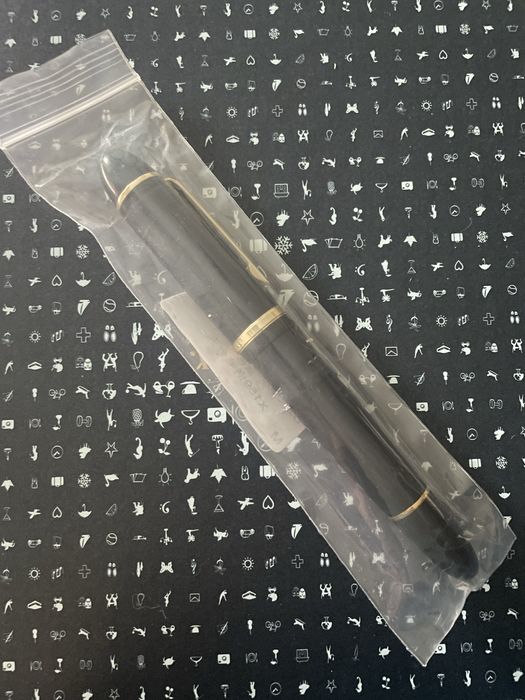 Caneta de aparo Jinhao, em acrilico, marinho Vendida, nova