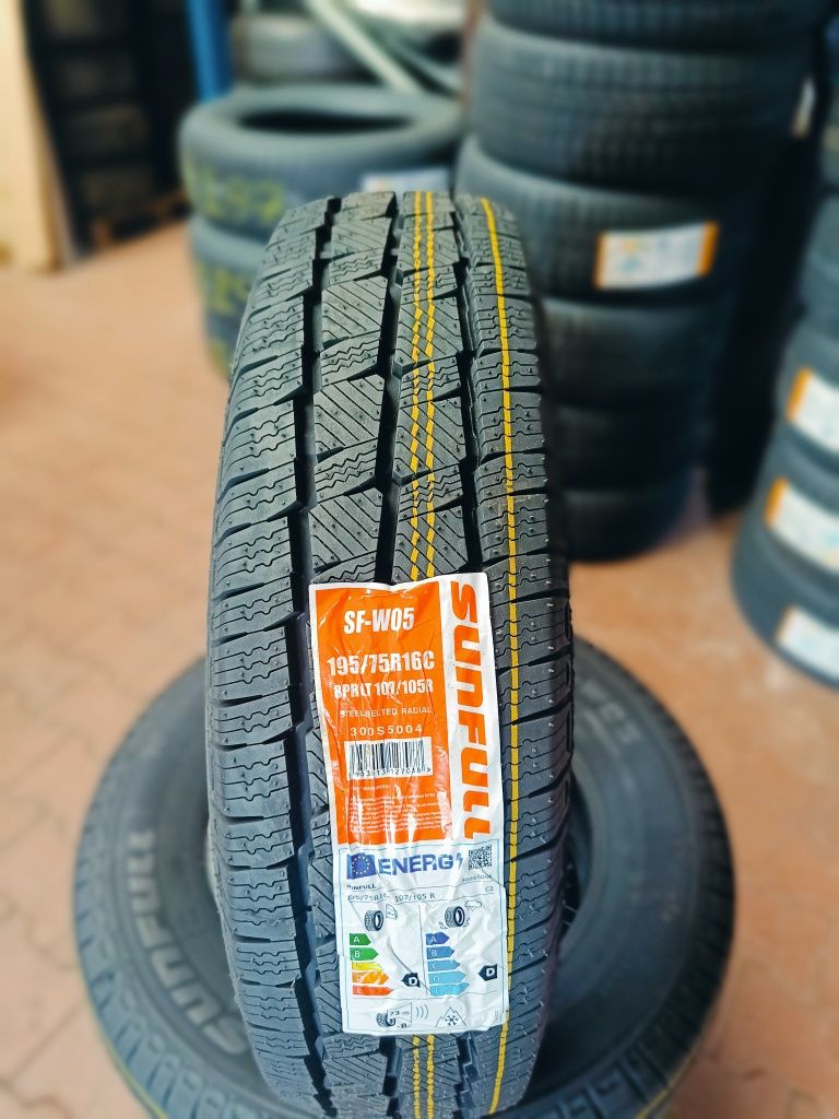 NOWA! Opona Zimowa 195/75R16C Sunfull SF-W05 WYSYŁKA MONTAŻ