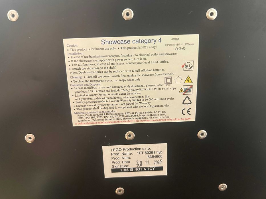 LEGO City 60291 Showcase LEGO 60291 gablota pokazowa plexi