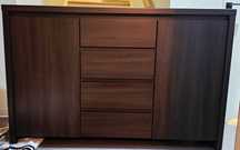 Meble BRW Kaspian wenge zestaw