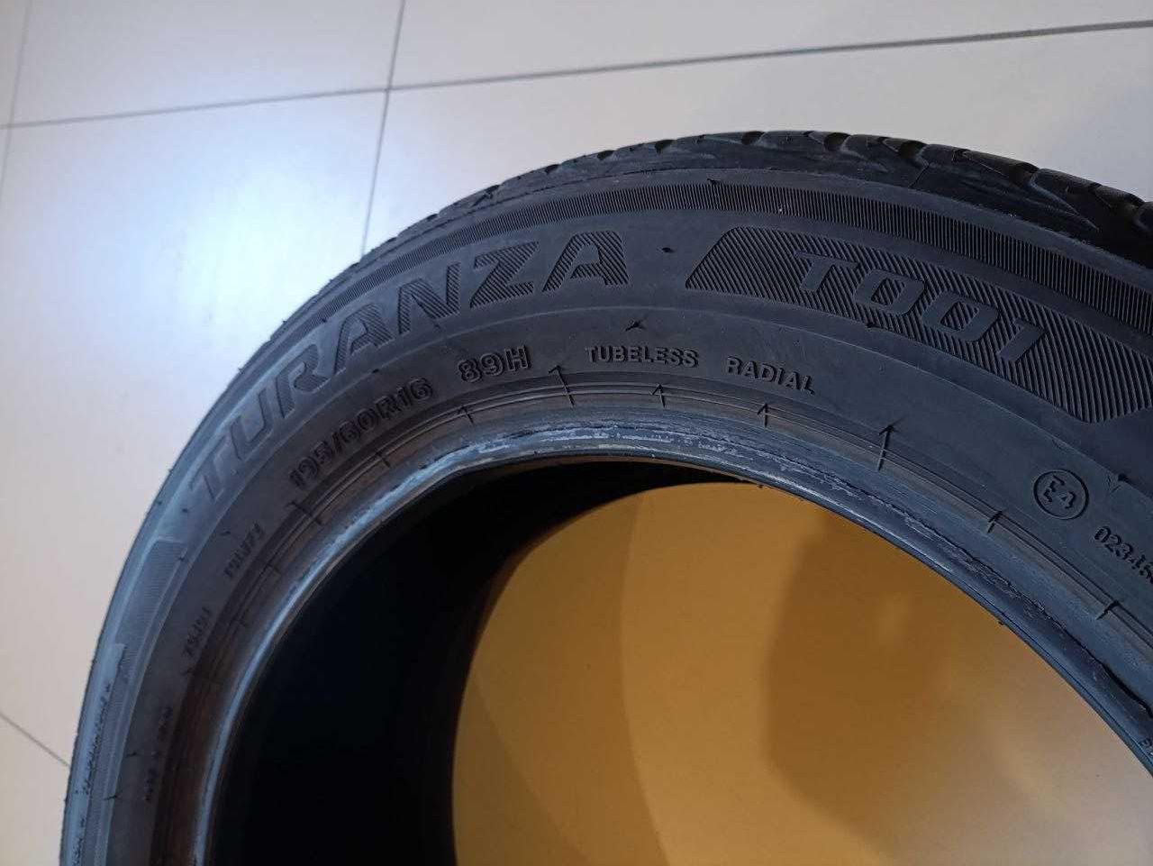 Комплект шин б/у 195/60R16 89H Bridgestone Turanza T001