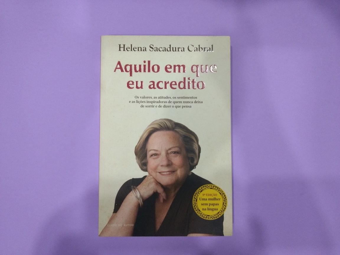 Livros AUTOGRAFADOS: Helena Sacadura Cabral (NOVOS, portes incluídos)