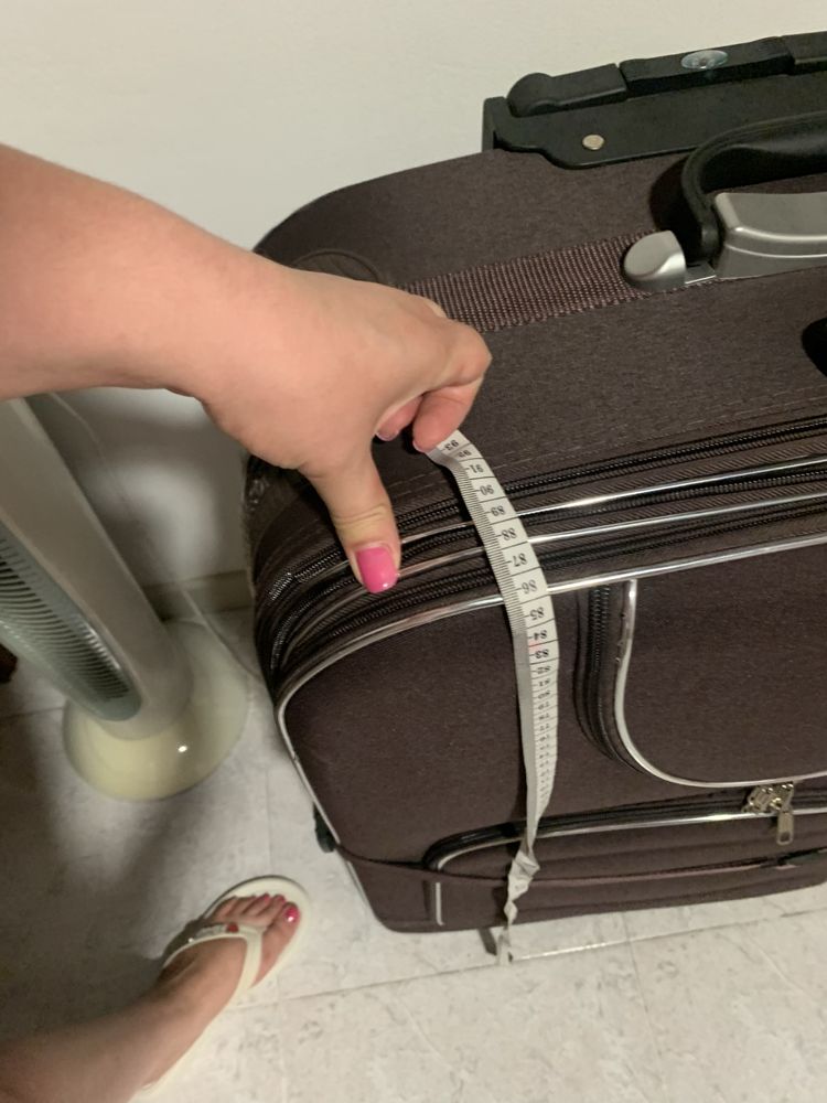Mala de viagem castanho