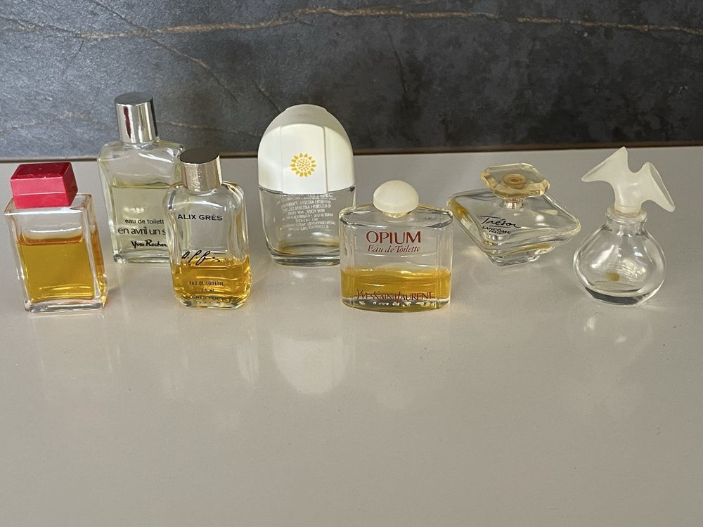 Miniaturas de perfume sem caixa - Nina Ricci, Lancôme, Dior, Rochas…
