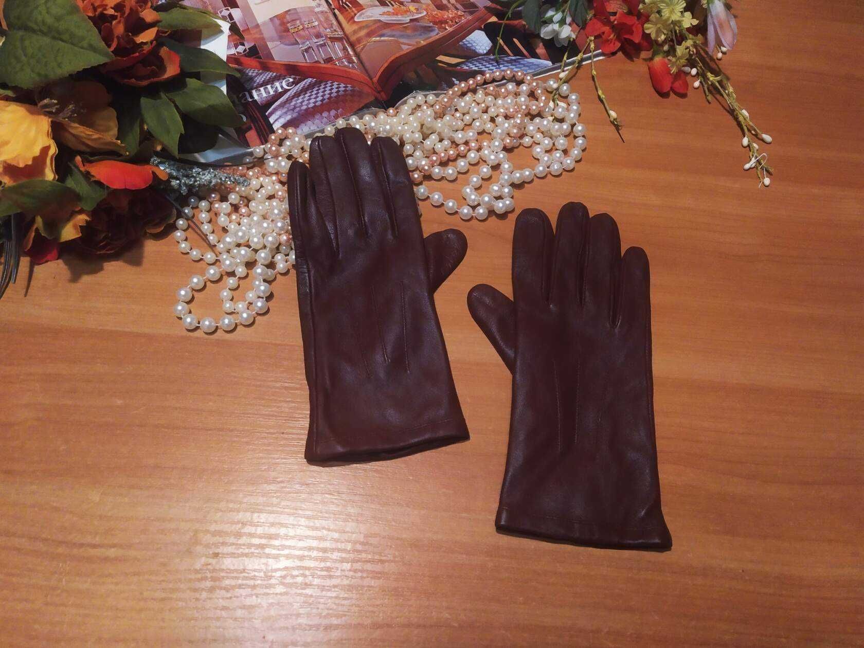 Шкіряні кожані перчатки рукавиці чоловічі жіночі нові теплі зимові