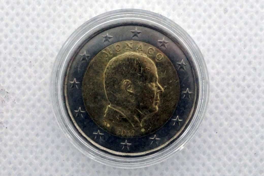 4 Moedas de 2 euros - Mónaco - Anos diferentes