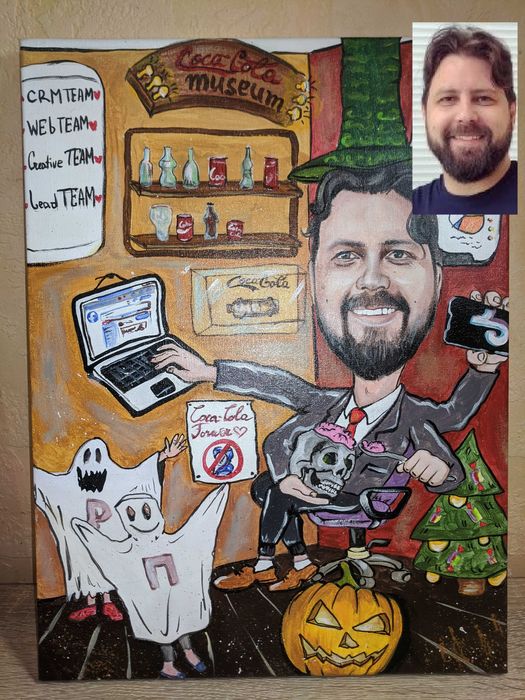 Портрет, картина на замовлення, шарж. ТОП якість