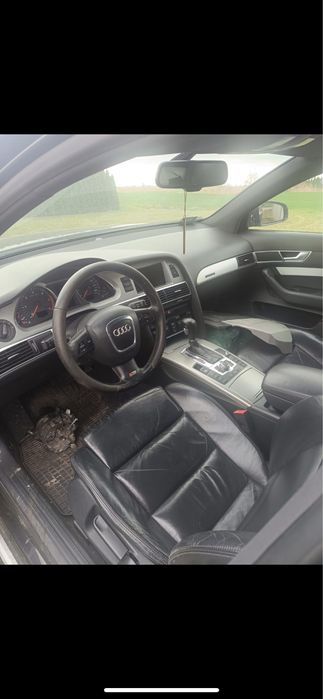 Fotele audi a6 c6 sline skora pogrzewane