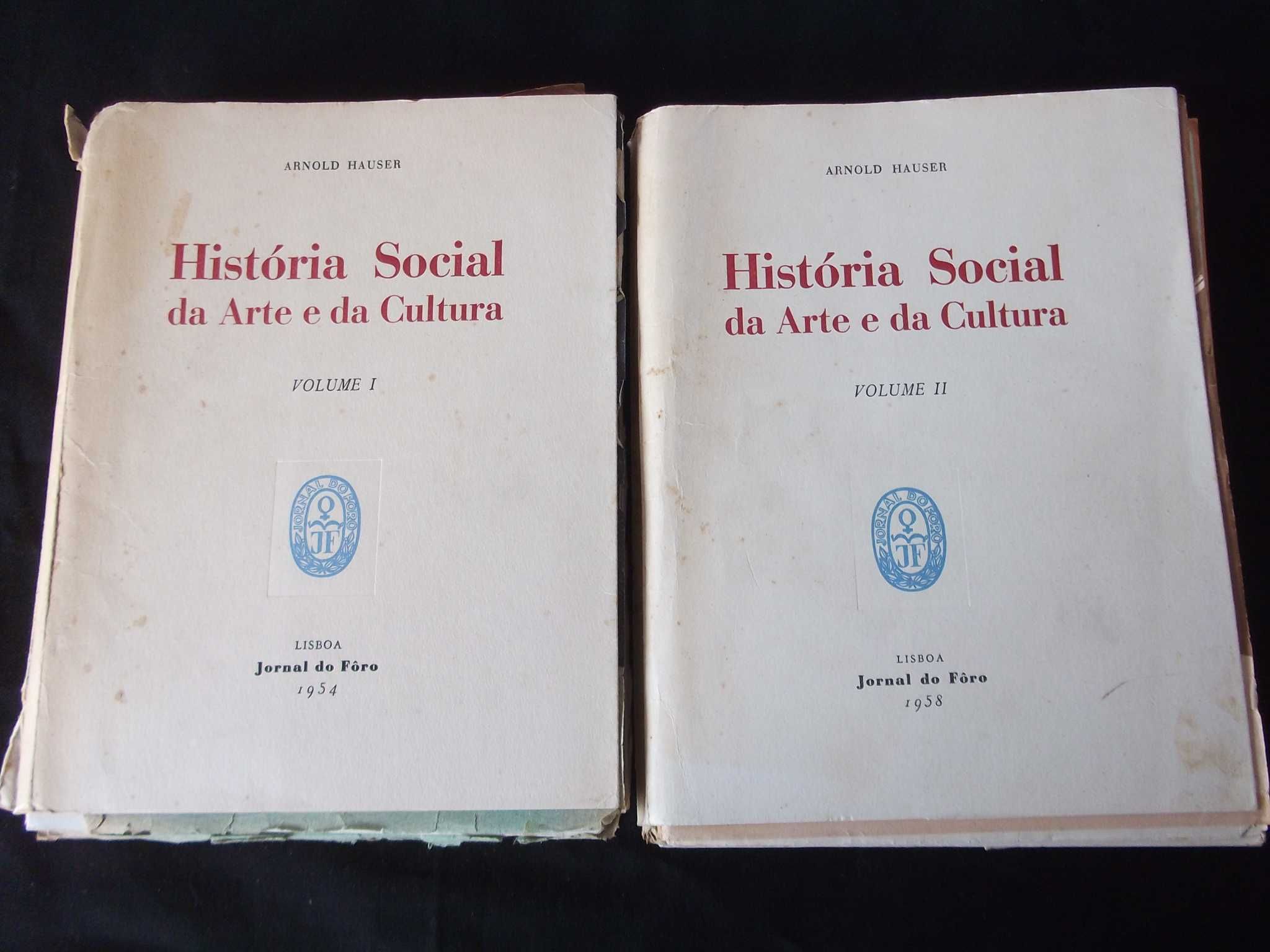 Livros História Social da Arte e da Cultura Jornal do Fôro 1954