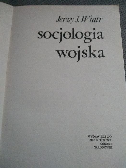 Socjologia wojska, Jerzy J. Wiatr