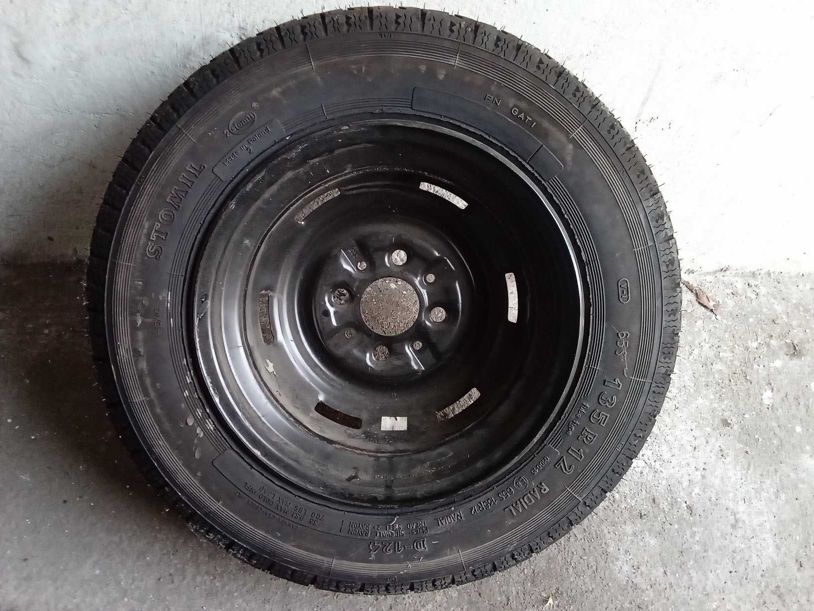 Felga, koło zapasowe, fiat 126p, maluch, oryginalne