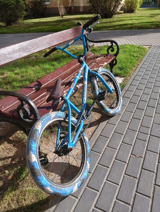 Rower BMX niebieski