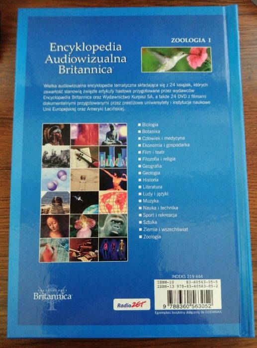 Encyklopedia Audiowizualna Britannica Zoologia I + DVD