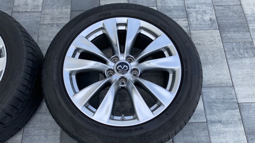 Sprzedam koła felgi aluminiowe Infiniti Q70 5x114,3 18 cali letnie