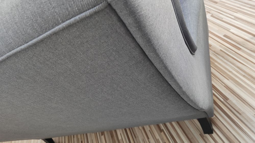 IKEA STRANDMON Sofa 3-osobowa Nordvalla ciemnoszar