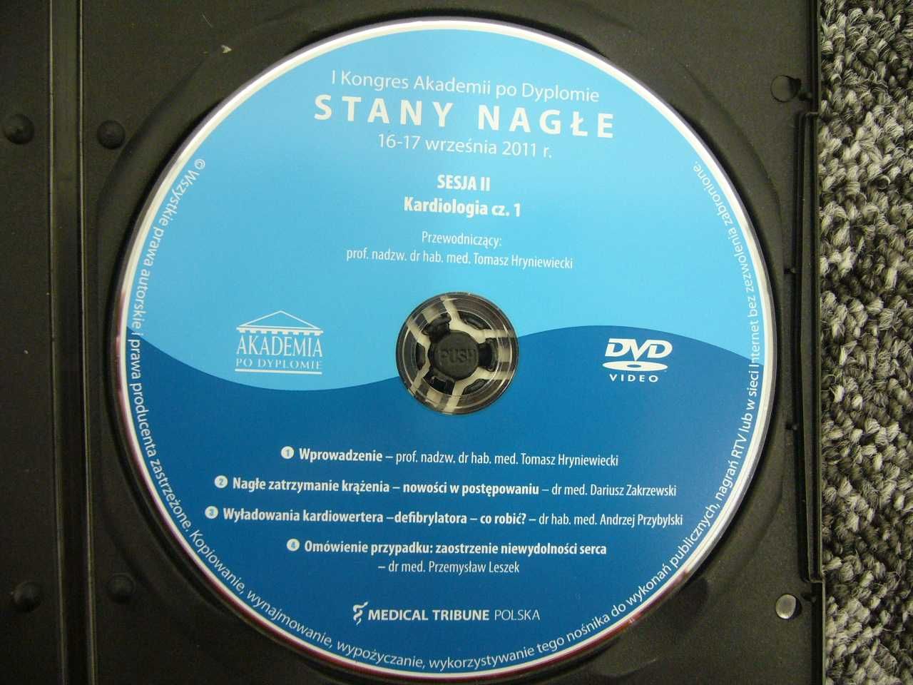 Film DVD I Kongres Akademii po Dyplomie Stany nagłe sesja 2