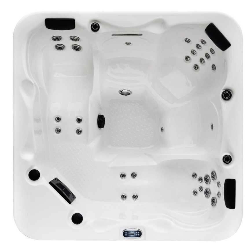 Jacuzzi 5 osobowe, zewnętrzna wanna z hydromasażem, 36 dysz