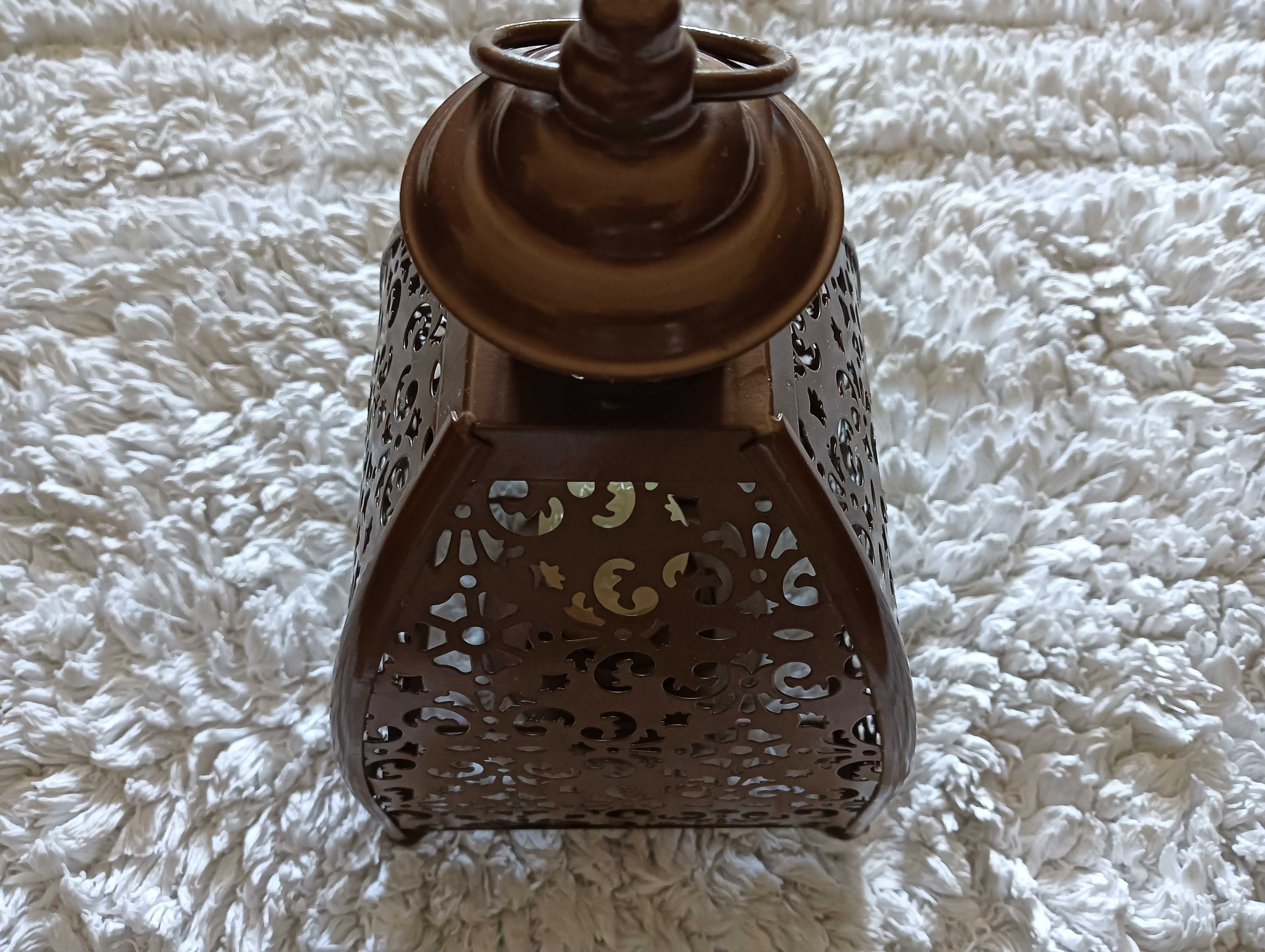 Peça decorativa com vela