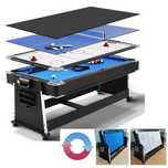 REVOLVING 7ft, 3w1 Stół bilardowy Bilard Cymbergaj Tenis