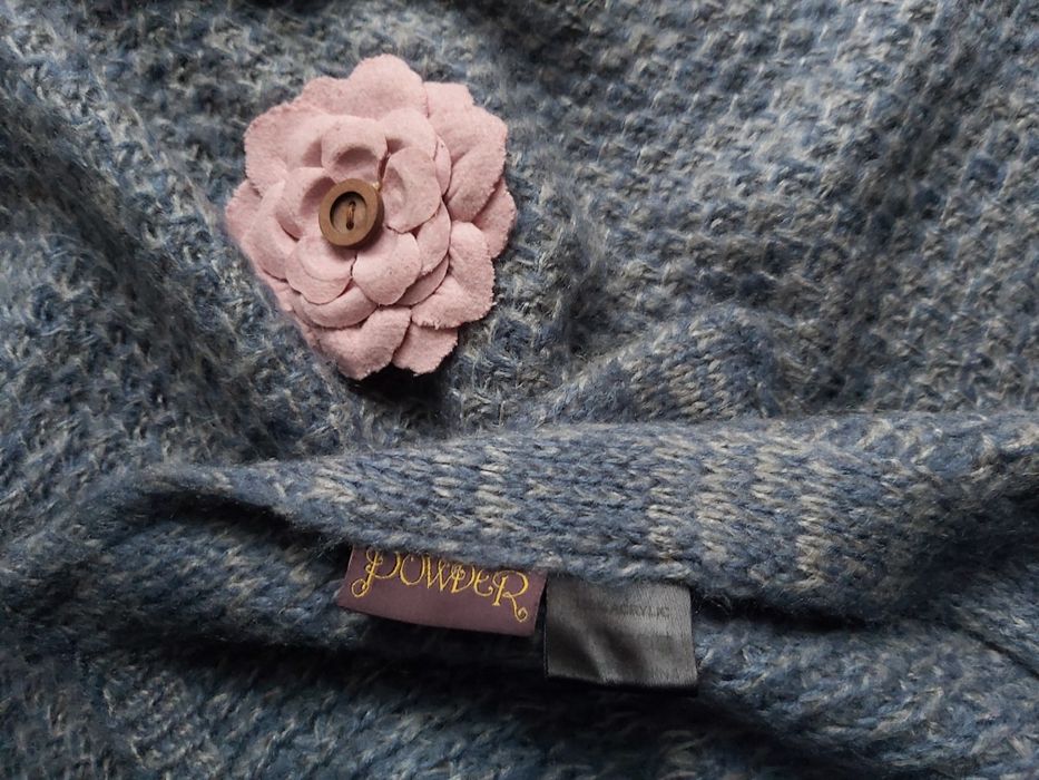 Ponczo narzutka damska